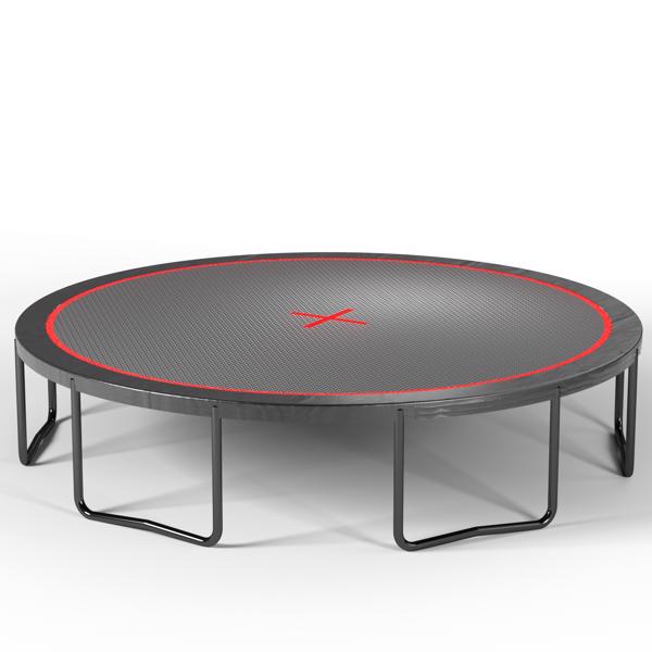 YC 16FT trampoline Pumpkin- Black Red