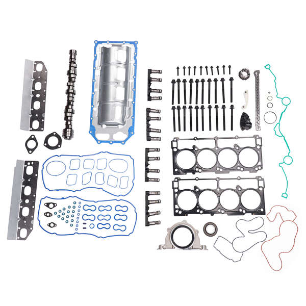 Camshaft MDS Lifters Timing Chain Kit For Dodge Ram 1500 2011-2015 5.7L HEMI V8