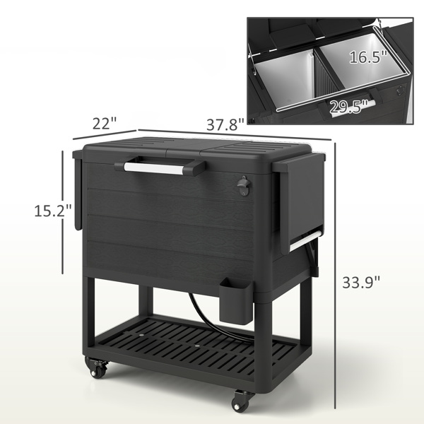 Cooler Cart ( Amazon Shipping)（Prohibited by WalMart）