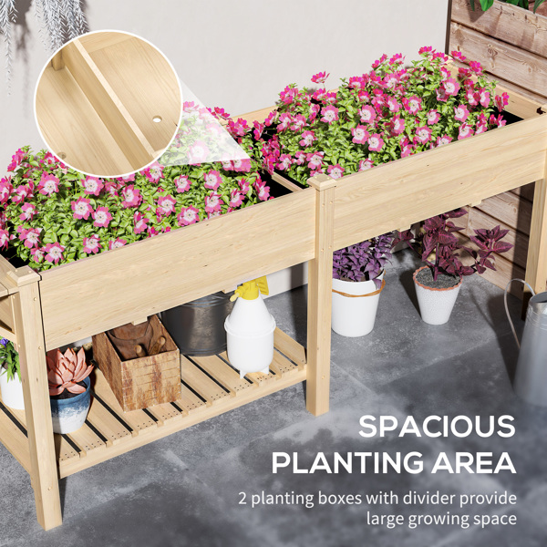 Wooden Planter、Flower shelf,Wood Planter Box