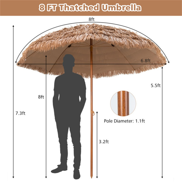 8 foot portable beach umbrella