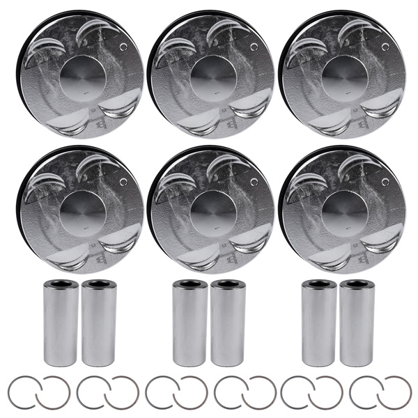 6Pcs Pistons Kit For Jeep Grand Cherokee VW Routan Chrysler 200 300 Town & Country Dodge Durango Ram 1500 3.6L V6 2011-2018 5184347AG