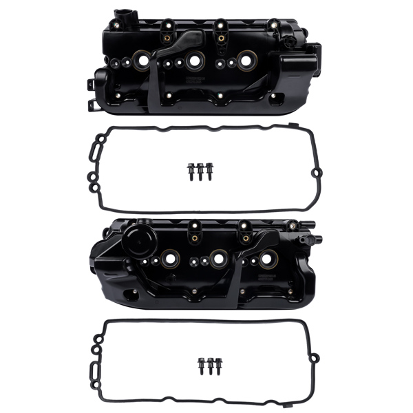 气门室盖 2Pc Engine Valve Cover Kit For Porsche Cayenne Audi VW 3.0 2016+ 059103470 059103469 059103469DA-6