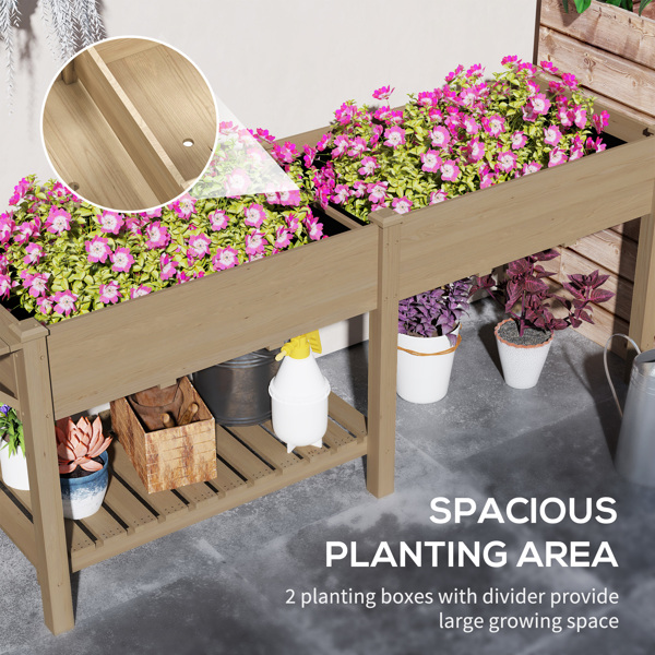 Wooden Planter、Flower shelf,Wood Planter Box