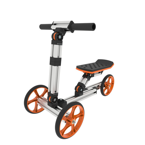 Kids Balance Bike and Scooter Kit 28.74"x12.99"x20.87", Silver