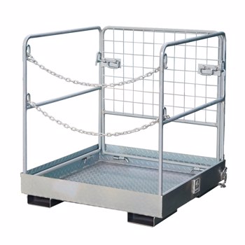 Forklift Safety Cage 36\\"x36\\" Heavy Duty Forklift Man Basket 1150lbs Capacity Forklift Work Platform Provide Safety