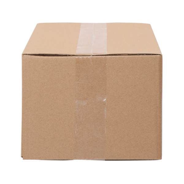 50pcs 10 "x 8" x 6 "(25.4x20.3x15.2cm) thick 3mm corrugated cardboard box in kraft paper color