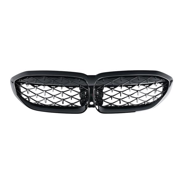 Middle grille BMW G20 330i M340i 2019-2022 Gloss Black Diamond OEM：51138072085 MT046010 (Ban sale on  Amazon) (No support for unconditional return)