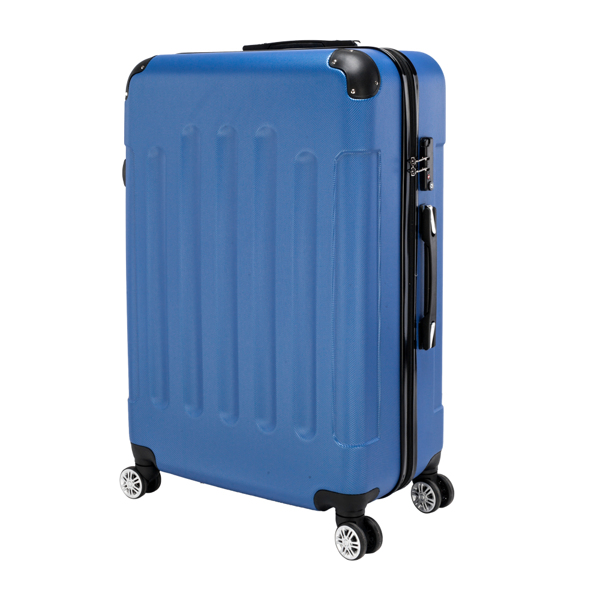 3 Pcs Suitcase Lightweight ABS Carry-on Hand Luggage 4 Spinner Wheels Trolley Case