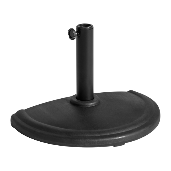  20" Half-circle Parasol Base  PP Black