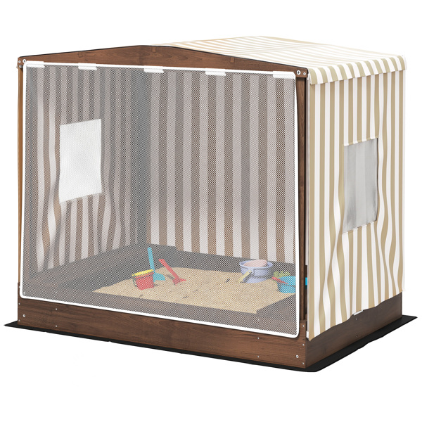 Kids Wooden Sandbox