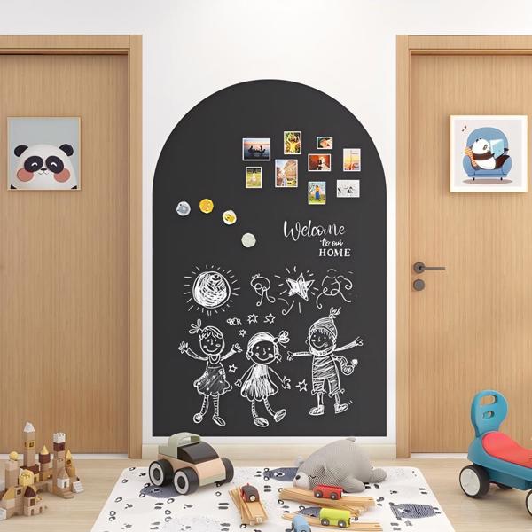 Xiaohongshu Hot Selling Arch Blackboard 118 * 90cm Wall Stickers, Home Creative Decoration Message Board, Graffiti Space Renovation