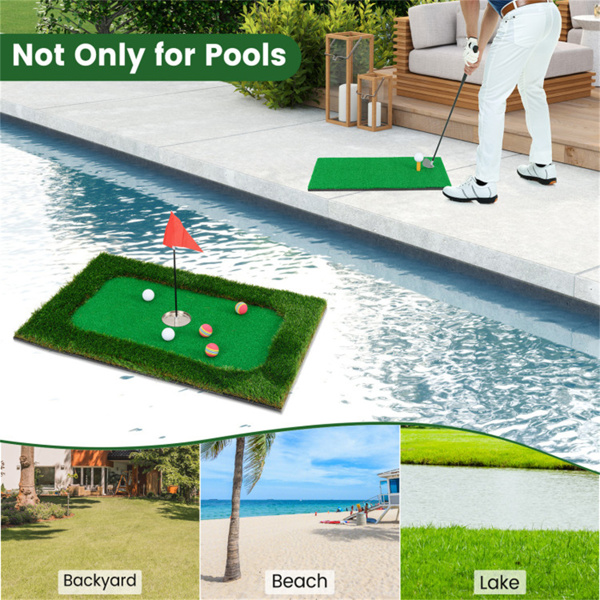 35.5" x 23.5" Floating Golf for Pool Chipping 