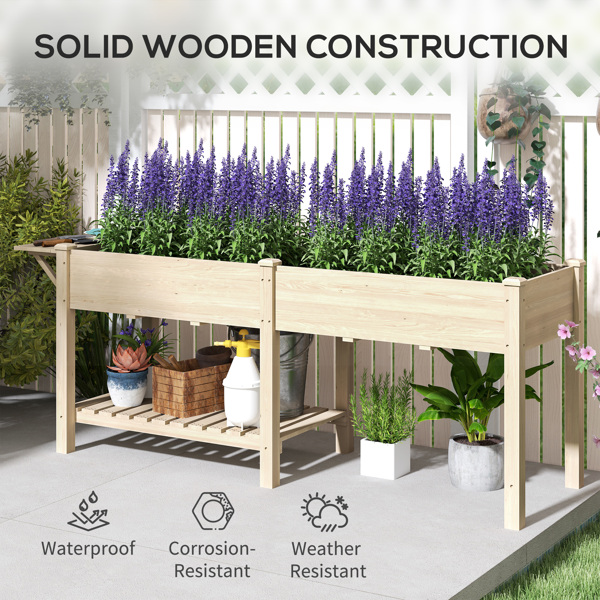 Wooden Planter、Flower shelf,Wood Planter Box