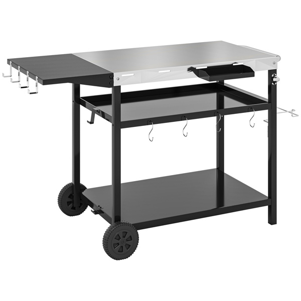 Outdoor Bar Cart Grill Table   ( Amazon Shipping)（Prohibited by WalMart）