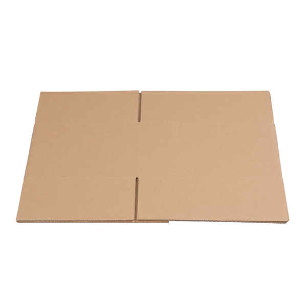 50pcs 10 "x 8" x 6 "(25.4x20.3x15.2cm) thick 3mm corrugated cardboard box in kraft paper color