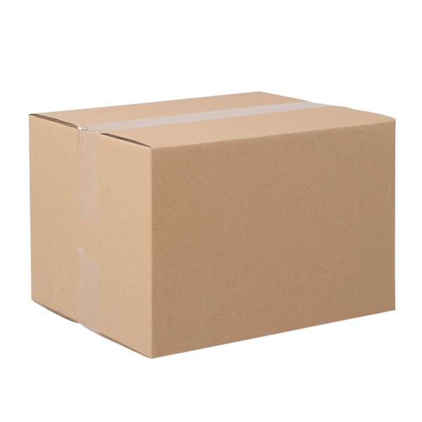 50pcs 12 "x 10" x 8 "(30.5x25.4x20.3) 3mm thick corrugated cardboard box in kraft paper color