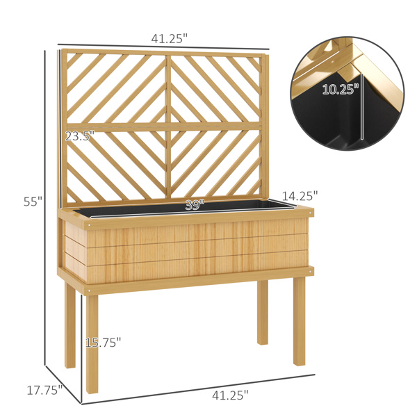 Wooden Planter、Flower shelf,Wood Planter Box