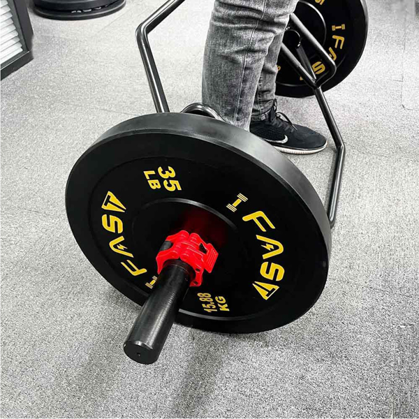 Olympic Bumper Weight Plates, Rubber Plate with 2-Inch Steel Insert Rubberized Weightlifting Barbell Plates 35LB, Pairs or Sets