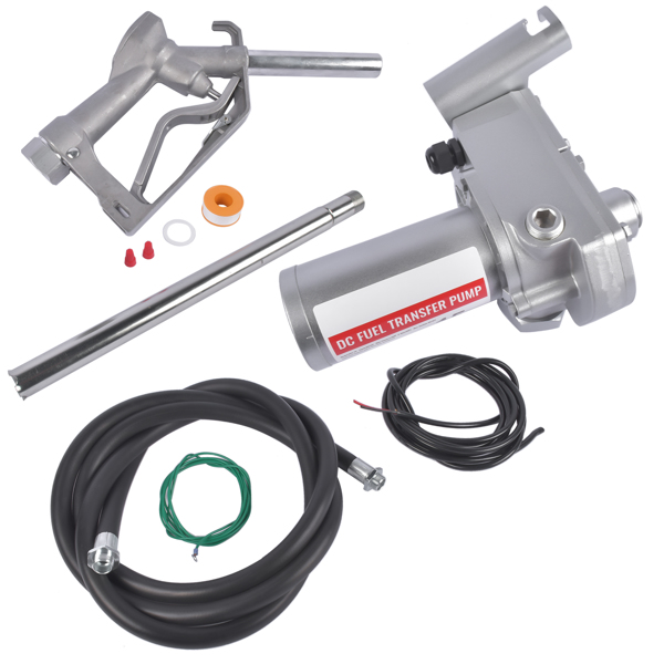 抽油泵 Fuel Transfer Pump 12V DC 15GPM 1/5HP Gear-Type Electric Diesel for Gasoline-4