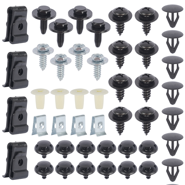 50X Engine Splash Shield Fender Bumper Screw Clips Rivet Fastener for Toyota 90467-07166