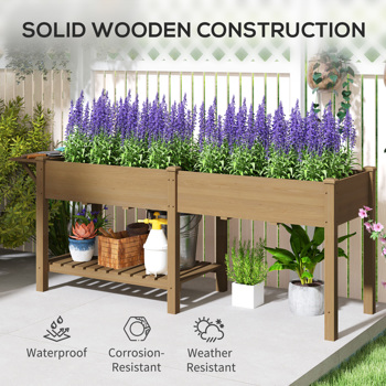 Wooden Planter、Flower shelf,Wood Planter Box