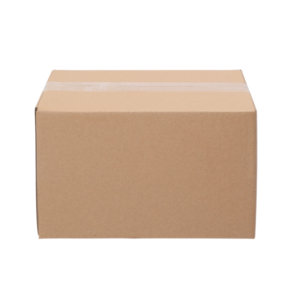 50pcs 10 "x 8" x 6 "(25.4x20.3x15.2cm) thick 3mm corrugated cardboard box in kraft paper color