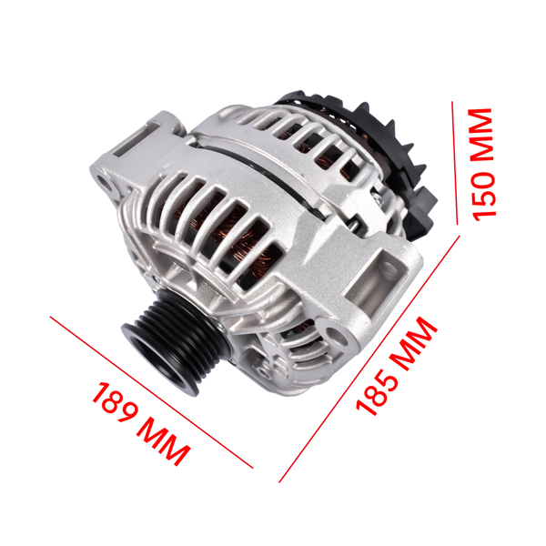 Alternator 150A 12V CW for Mercedes E430 CLK430 S500 CL500 CLS500 SL500 E500 E55 AMG S350 2002-2009 0121541302 0124615012