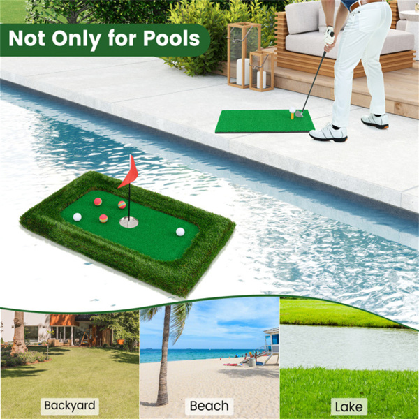 37.5" x 25.5" Floating Golf for Pool Chipping 