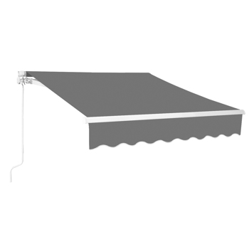 78\\"D x 102\\"W x 59\\"H retractable awning Grey