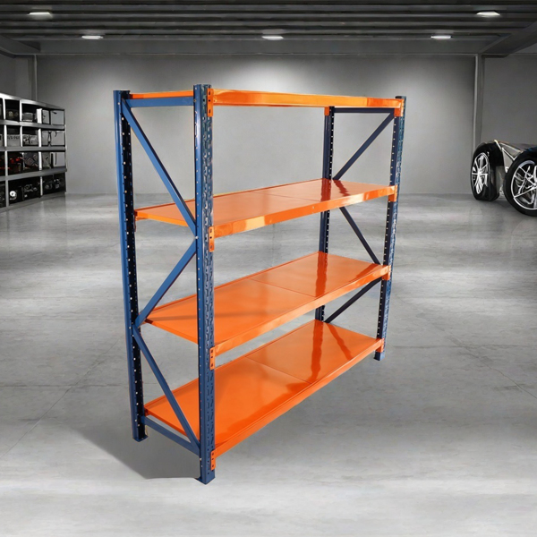 Garage shelves Heavy Duty - 4400 lbs garage storage 4 levels, adjustable metal shelving units and storage, industrial shelves utility shelves for commercial store tools gym