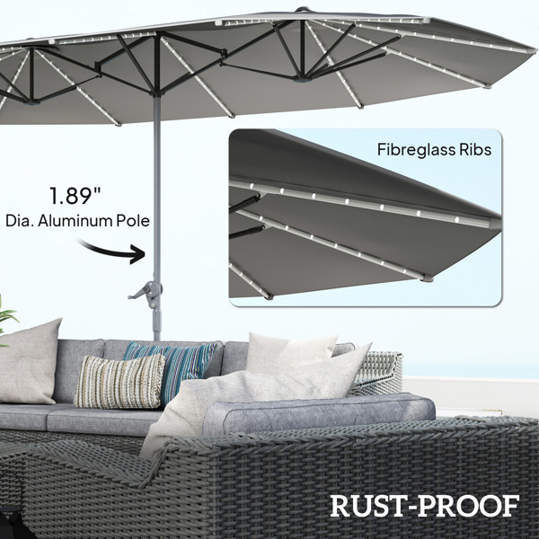 Outdoor beach umbrella /Cantilever Umbrella  ( Amazon Shipping)（Prohibited by WalMart）