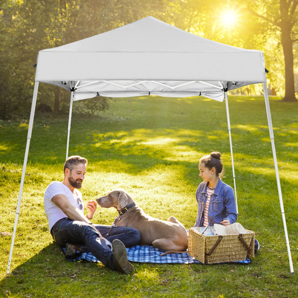 94.5”X94.5”X86.6” pop-up gazebo White