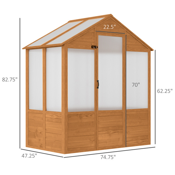 Polycarbonate Greenhouse ( Amazon Shipping)（Prohibited by WalMart）