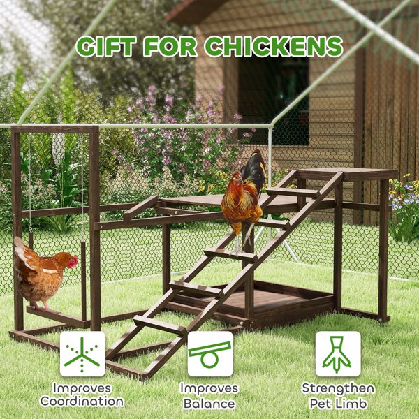 Wooden Chicken Activity Play Set 