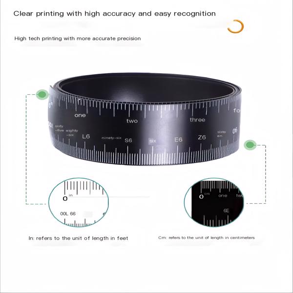 Magnetic Soft Rubber Frame Ruler Set - Measuring & Decorating - Freely Cuttable & Movable - Supports Temu Self Pickup - Waybill Deadline 10pm Beijing Time