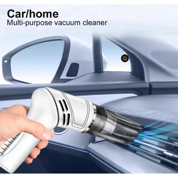 white wireless Automobile Folding Vacuum Cleaner Hand-held High-power Strong Suction Vacuum Cleaner