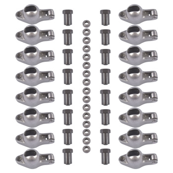 1.5 x 3/8\\" Stud Rocker Arms Set Roller Tip for Small Block Chevy SBC 262-400 1955-1986 1987-2000 Steel 16Pcs