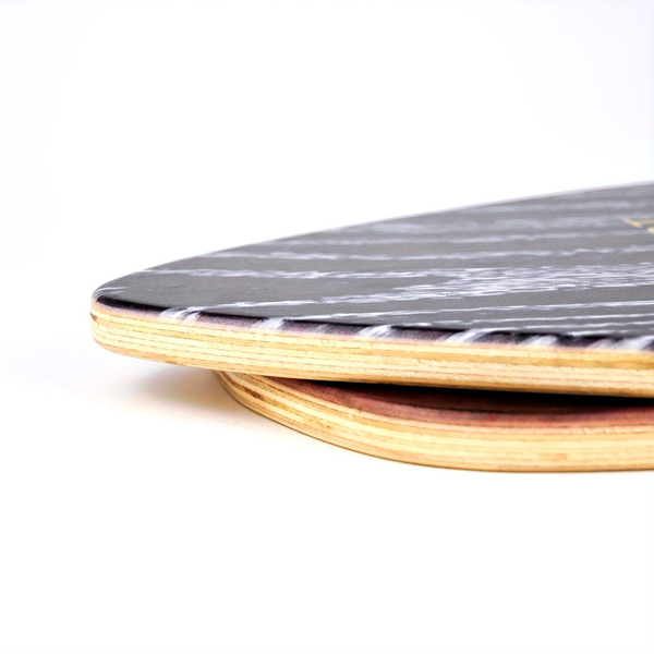 Surf-Inspired Wooden Balance Board with Wheel – Enhance Core Strength, Stability, and Fun for Fitness & Home Workouts