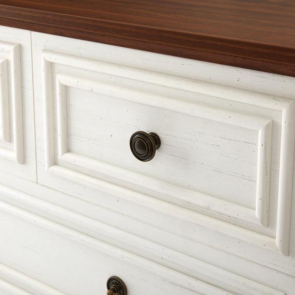 Modern White 5-Drawer Dresser for Bedroom - Ample Storage Wide Chest of Drawers, Sturdy & Safe