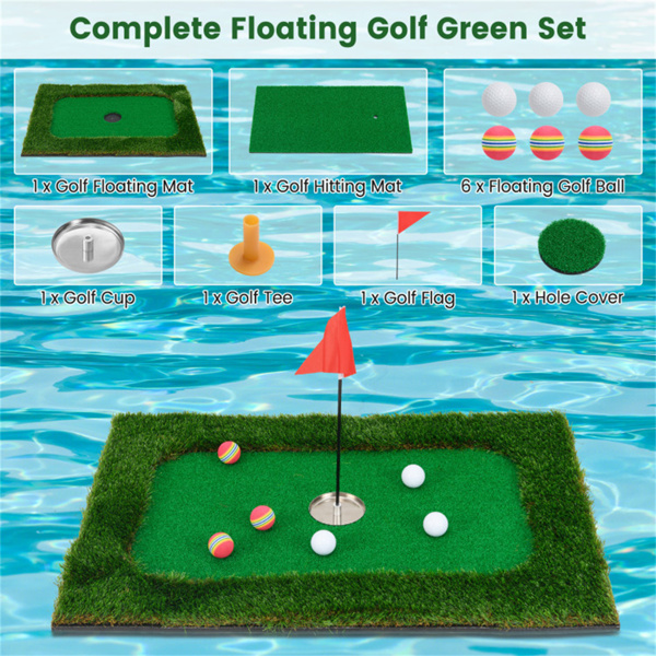 35.5" x 23.5" Floating Golf for Pool Chipping 