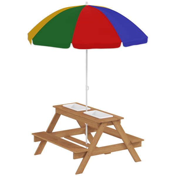 Wooden Outdoor Kids Picnic Table ( Amazon Shipping)（Prohibited by WalMart）