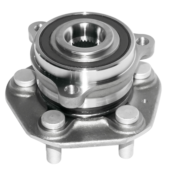 Front Wheel Bearing and Hub Assembly 1044121-00-E for Tesla Model 3 Model Y Sedan Sport Utility 2018-2022 Silver 1Pc