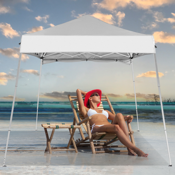 94.5”X94.5”X86.6” pop-up gazebo White