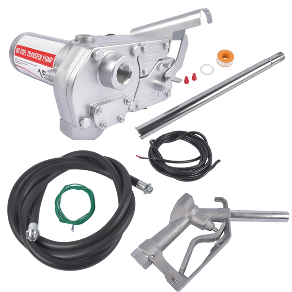 抽油泵 Fuel Transfer Pump 12V DC 15GPM 1/5HP Gear-Type Electric Diesel for Gasoline-7
