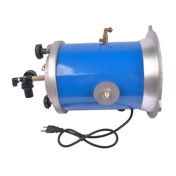 110V 500W Wax Injector Machine with Base Jewelry Casting Tool Wax Melting Furnace Adjustable TEM 30℃-110℃ 5.5lbs 2.5L Round Barrel Mold Casting (Blue)