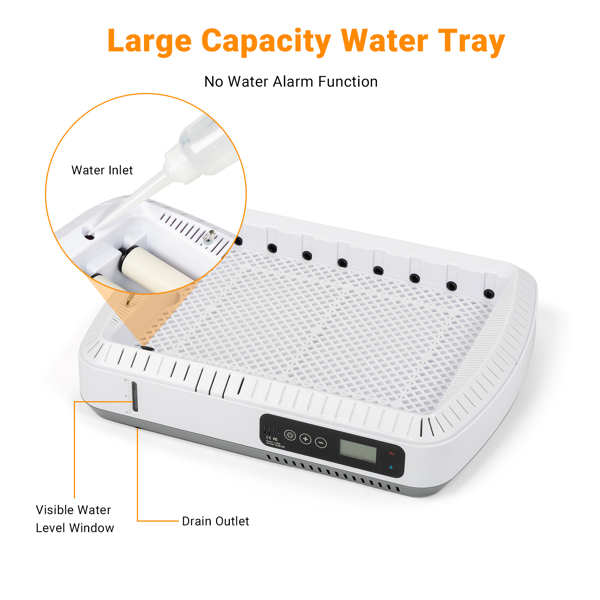 【Same model code：73539812】US 35 Egg Incubator with Automatic Egg Turning, Temperature and humidity Control, Water Alarm, Incubator for Hatching Eggs,Chickens,Ducks,Geese,Birds,pigeons and Quail Eggs