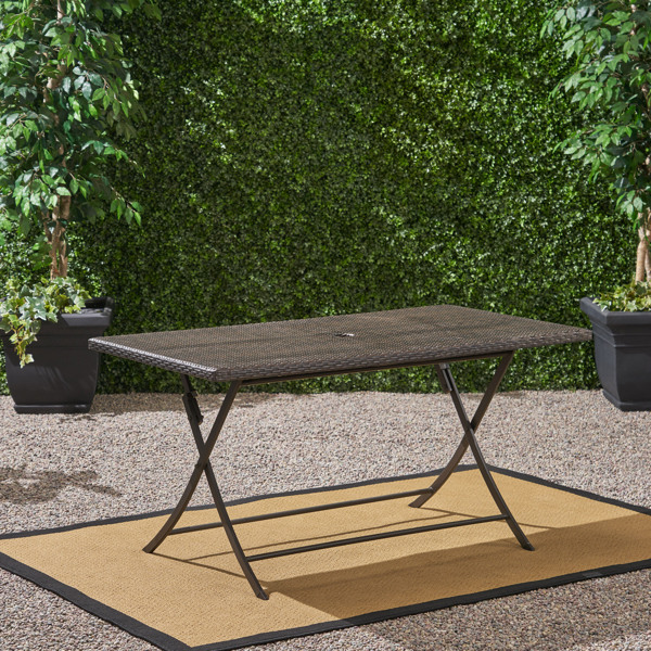 RECTANGLE FOLDABLE DINING TABLE