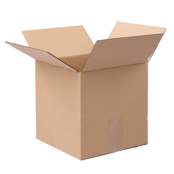 50pcs 8 \\"x 8\\" x 8 \\"(20.3x20.3x20.3cm) thick 3mm corrugated cardboard box in kraft paper color