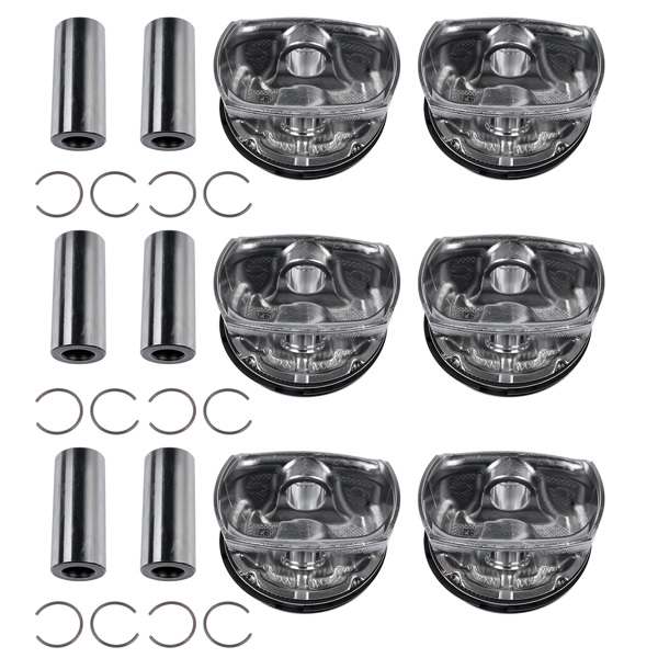 6Pcs Pistons Kit For Jeep Grand Cherokee VW Routan Chrysler 200 300 Town & Country Dodge Durango Ram 1500 3.6L V6 2011-2018 5184347AG